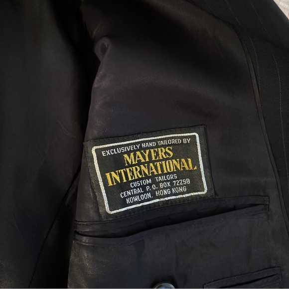 vintage pinstripe blazer - Picture 2 of 4